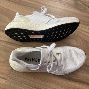 adidas Ultraboost 20 Women’s running Shoes 
White Athletic Shoes